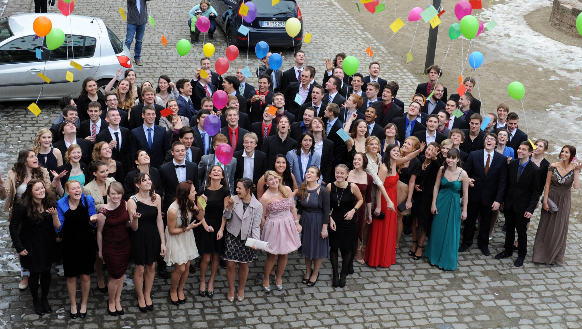Photo vom Abschlussball der Abiturklasse 2018